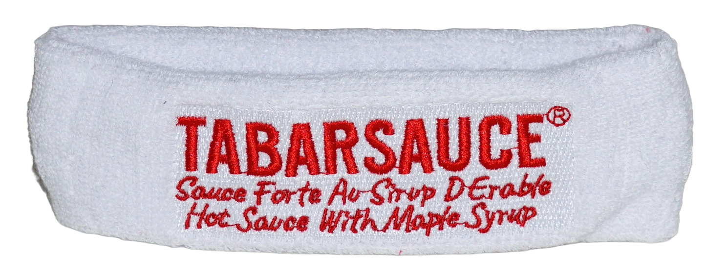 Tabarsauce White Sweatband