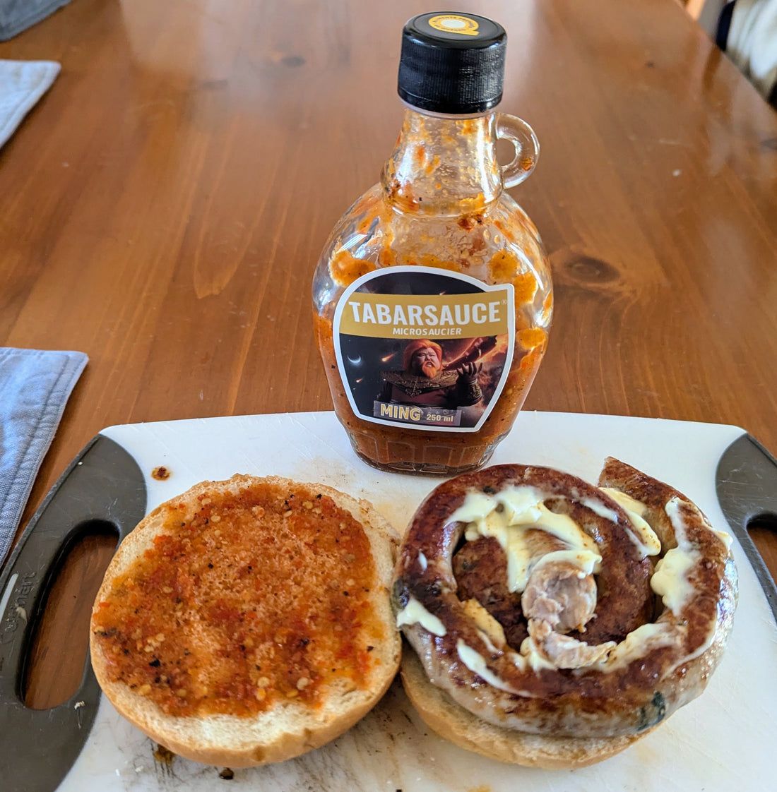 Burger à la saucisse