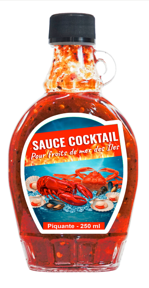Spicy Cocktail Sauce for Island Seafood - 250ml bottle